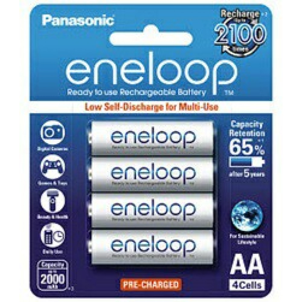 Panasonic Eneloop Aa Rechargeable Battery Mah