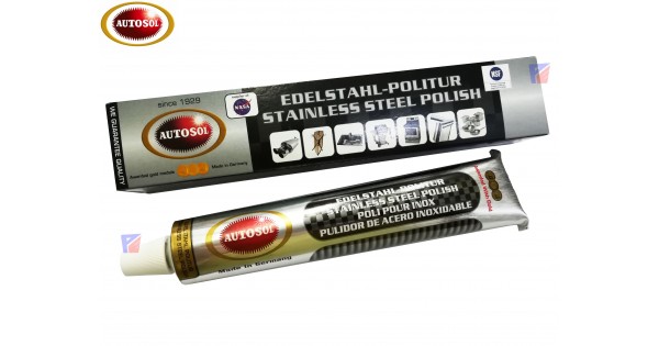 Pâte à polir AUTOSOL pour inox - tube - 75ml - UC04023 