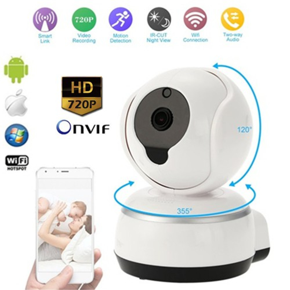 V380 Q3 720p Night Vision WiFi P2p Ip Ptz Cctv Camera