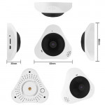 YOOSEE Mini 360° Panoramic Day & Night WiFi P2p Cctv Camera