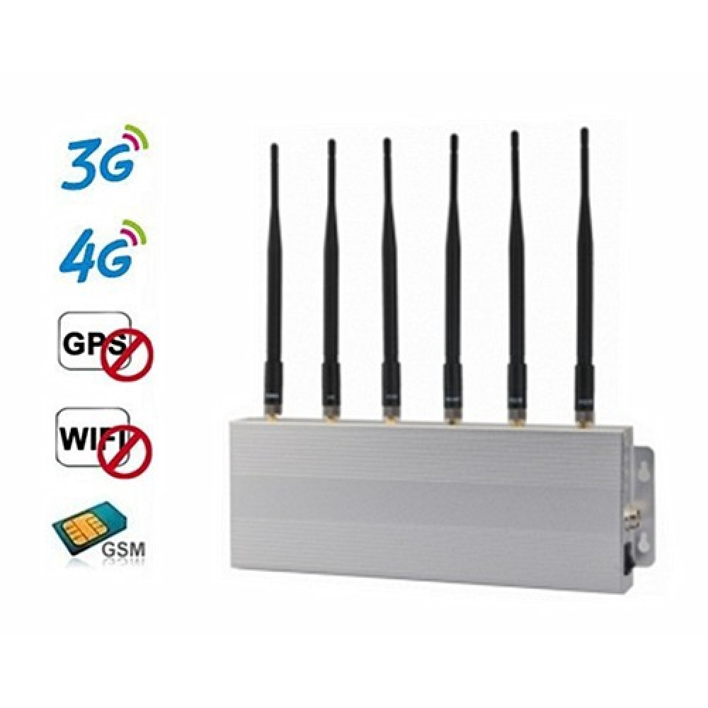 6 Band 2g 3g 4g Gps Wifi Mobile Signal Jammer