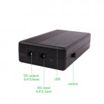 UPS502A 5.5*2.5mm 5V/2A 8000mAh Universal UPS Backup Battery