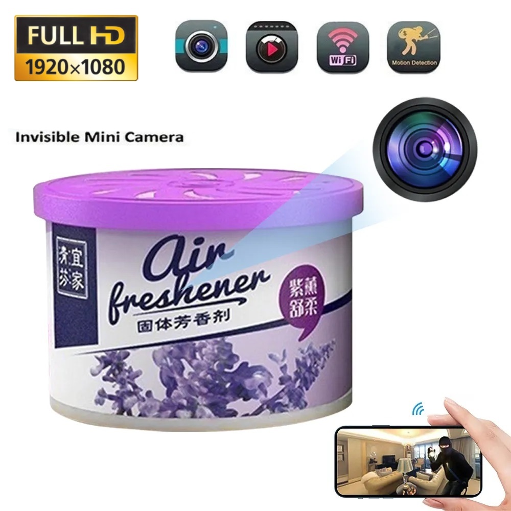 Air Freshener WiFi Spy Hidden Pinhole Camera