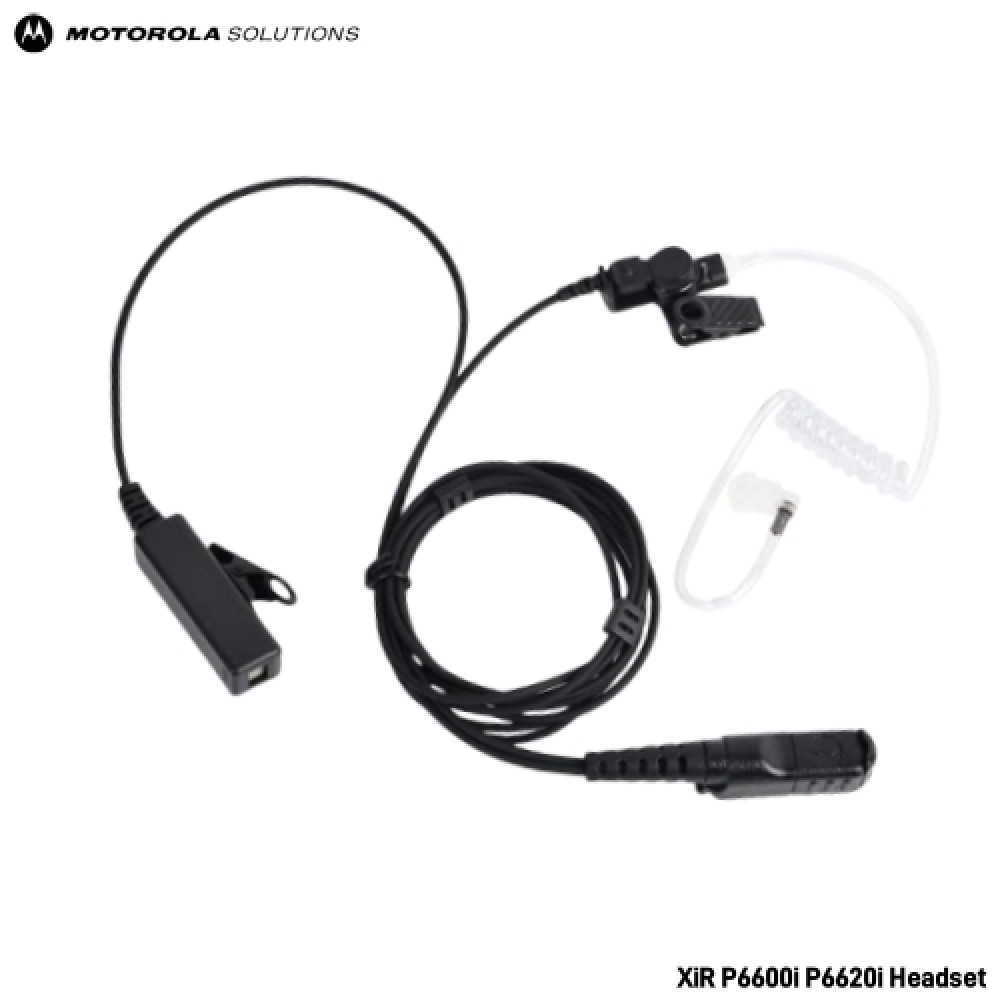 MOTOROLA XiR P6600i P6620i Acoustic AirTube PTT Earphone Headset