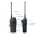 MOTOROLA XiR P3688 Digital/Analog UHF 403~470MHz 4W IP54 Walkie Talkie - 5KM