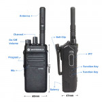 MOTOROLA XiR P6600i Digital/Analog UHF 403~527MHz 4W IP67 Walkie Talkie - 5KM