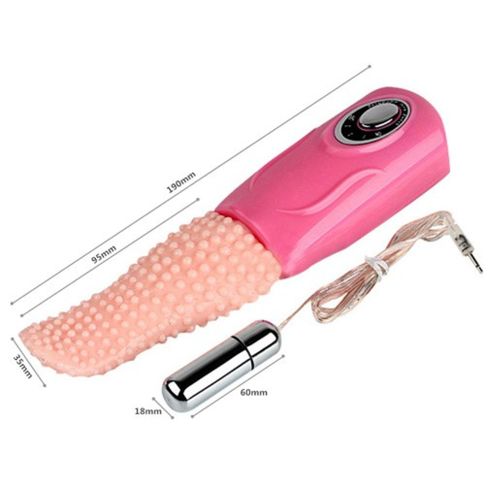 Mini Vibrating Tongue Vibrating Egg Pink