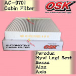 OSK AC-9701 CABIN FILTER MYVI LAGI BEST,BEZZA,AXIA,ALZA,SWIFT,ERTIGA, SUBARU BRZ,TOYOTA GT 