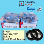 PROTON SAGA 8V/12V, ISWARA FRONT WHEEL BEARING(KOYO JAPAN) WITH OIL SEAL 2 PCS