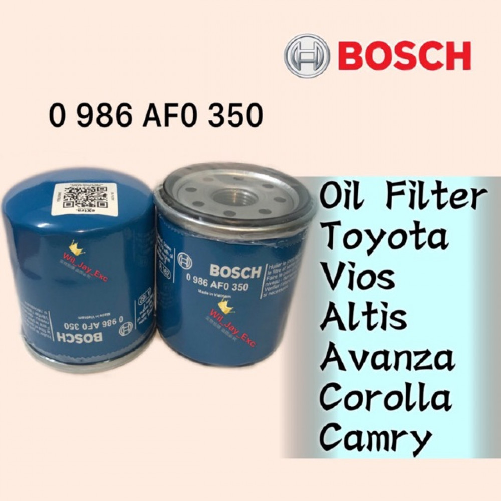 Bosch Oil Filter Toyota Af Vios Altis Avanza Corolla Camry Wish