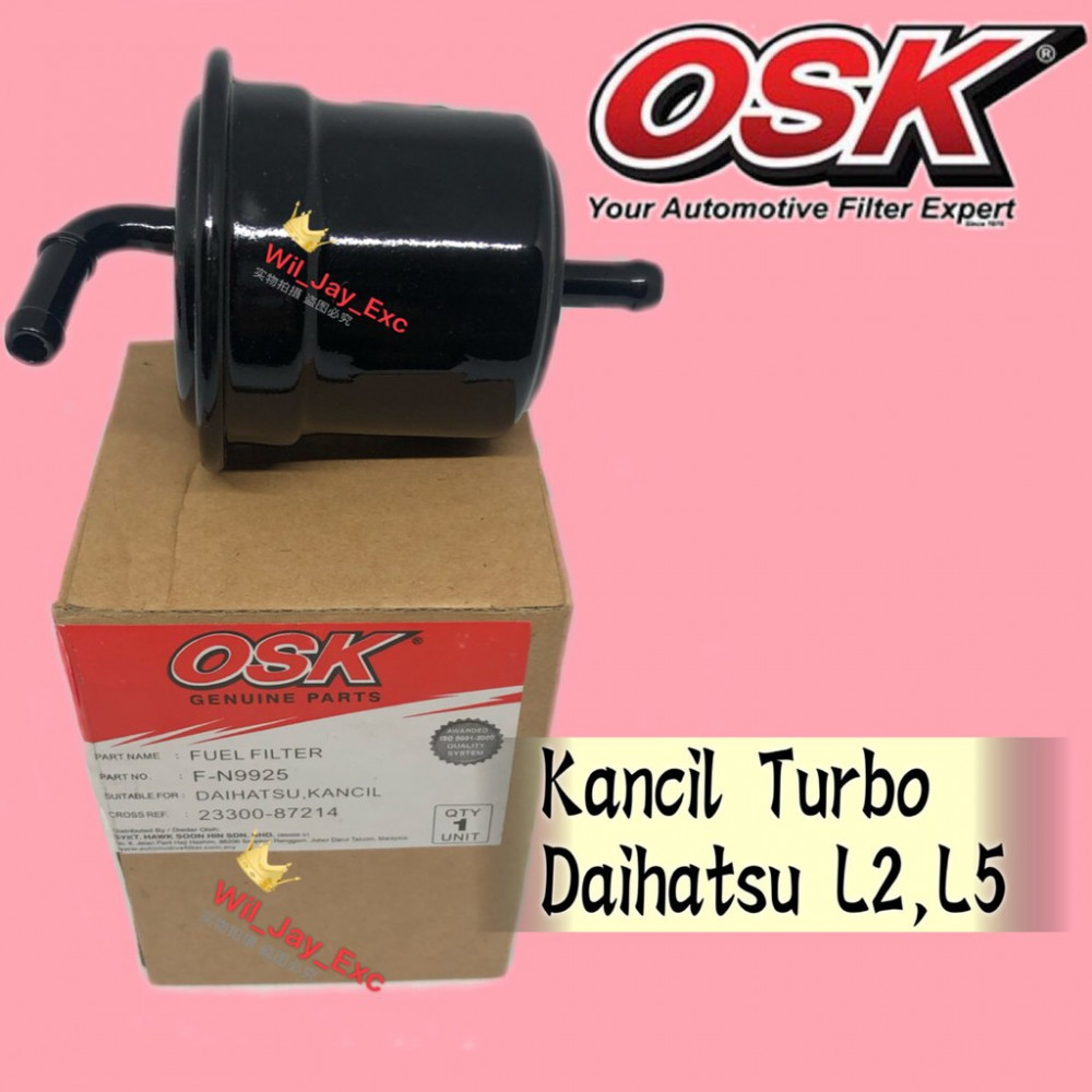 OSK FUEL FILTER KANCIL TURBO,DAIHATSU L2,L5 (F-N9925)