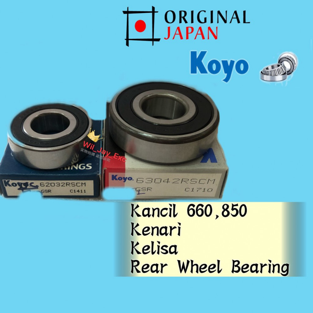 PERODUA KANCIL, KENARI, KELISA,REAR WHEEL BEARING (KOYO 