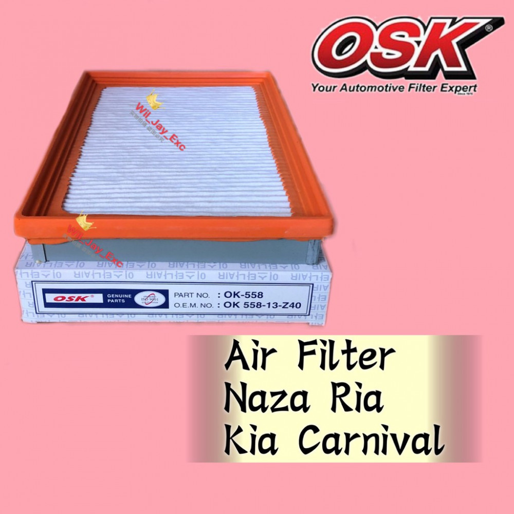 OSK AIR FILTER A8489 NAZA RIA, KIA CARNIVAL