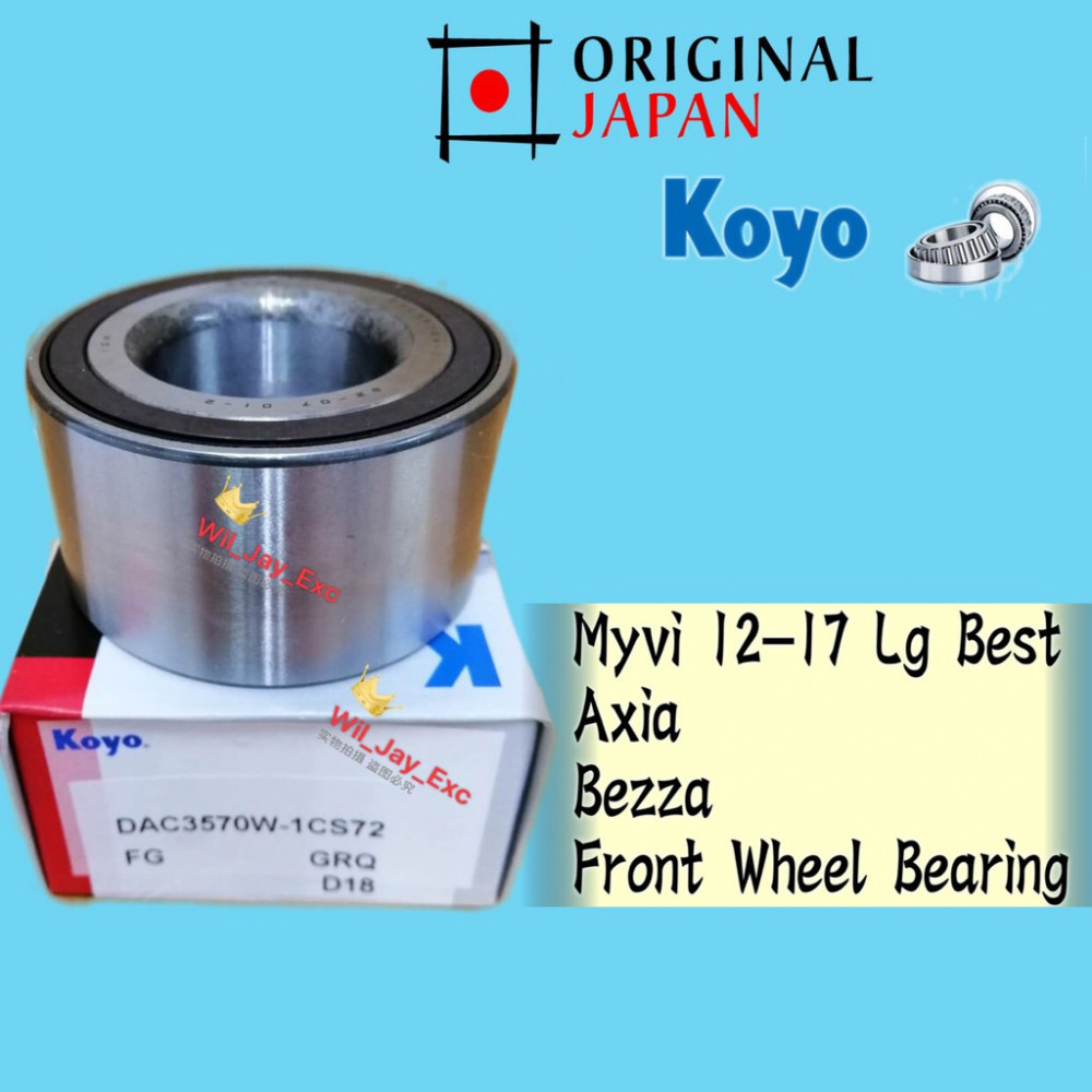 PERODUA MYVI LAGI BEST, AXIA, BEZZA FRONT WHEEL BEARING 