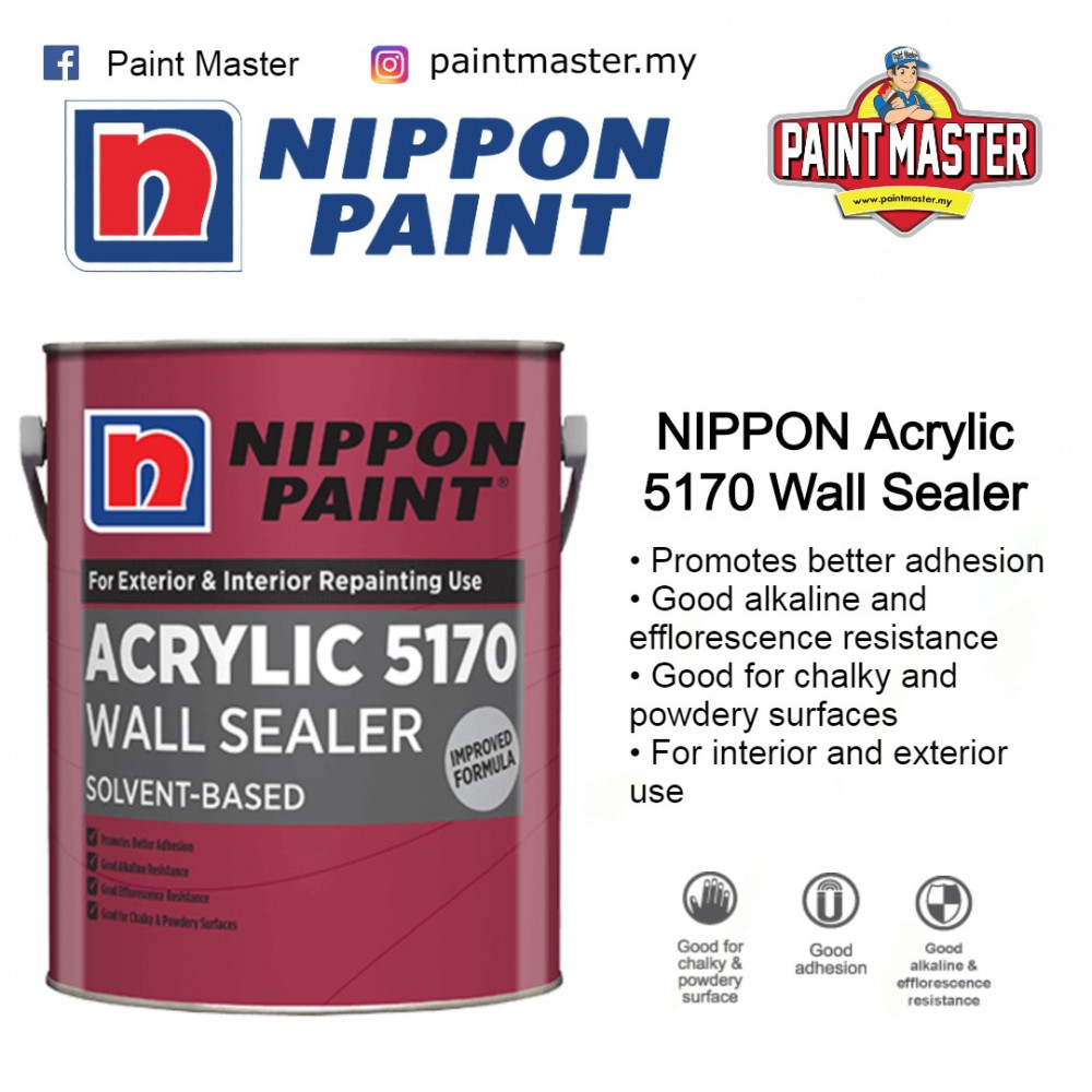 5L NIPPON ACRYLIC 5170 WALL SEALER