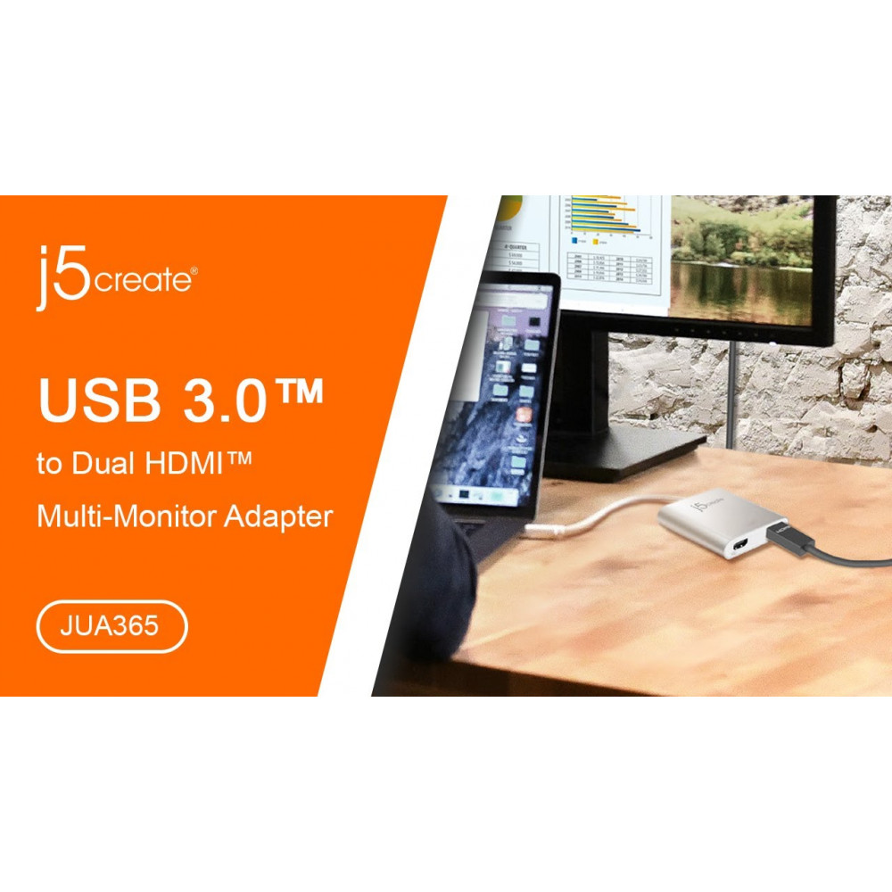 J5 Create HDMI Converter USB3.0 Display Adapter - JUA355