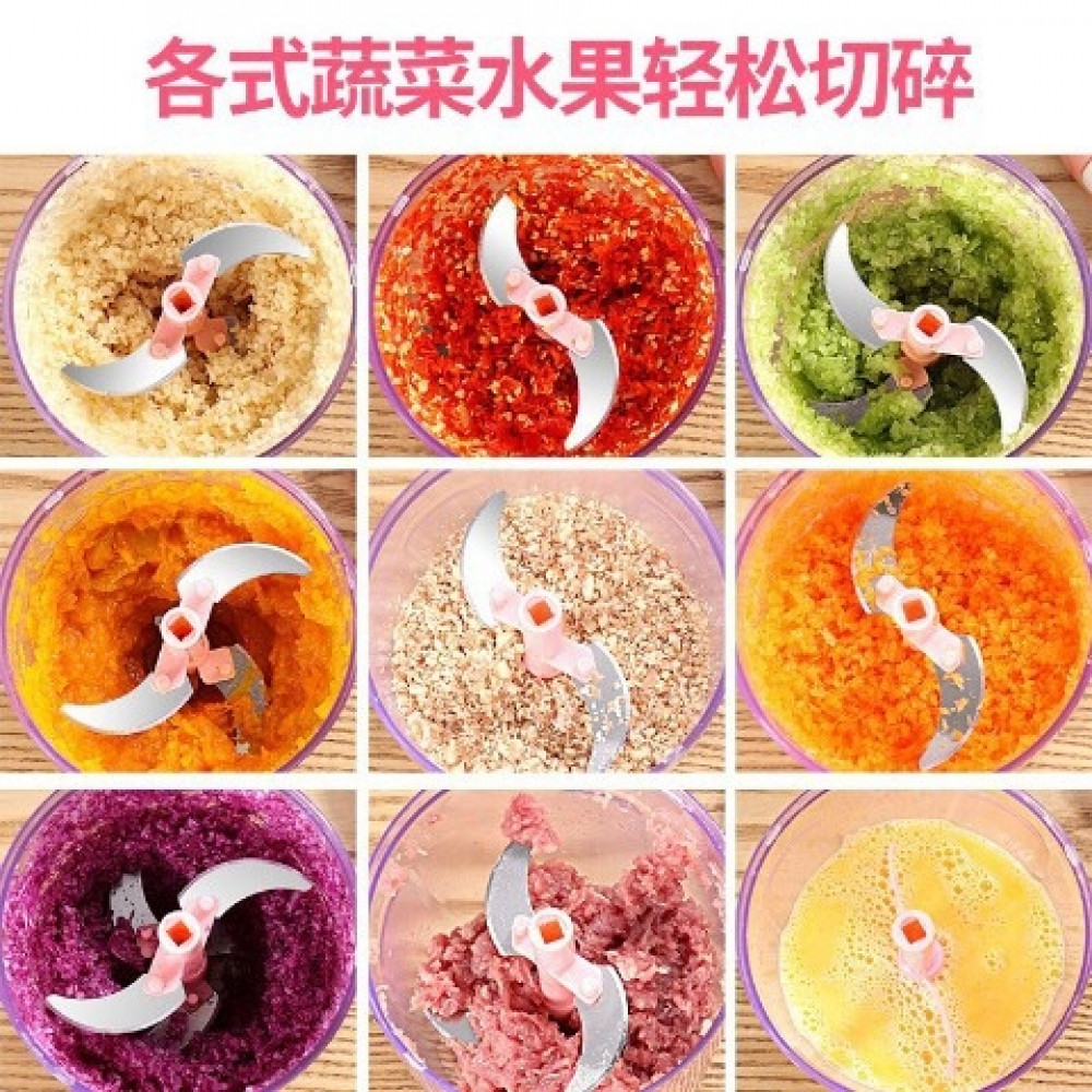 Mini Manual Food Garlic Chopper Hand Pull Mincer Blender Meat Vegetable  Cutter Chopper Processor Crusher Kitchen Tools