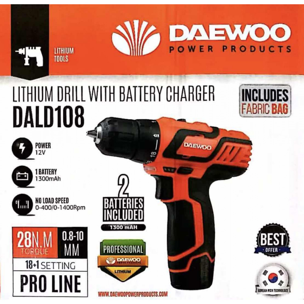 Daewoo battery charger