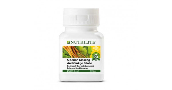 Amway NUTRILITE Siberian Ginseng and Ginkgo Biloba (70 tab)