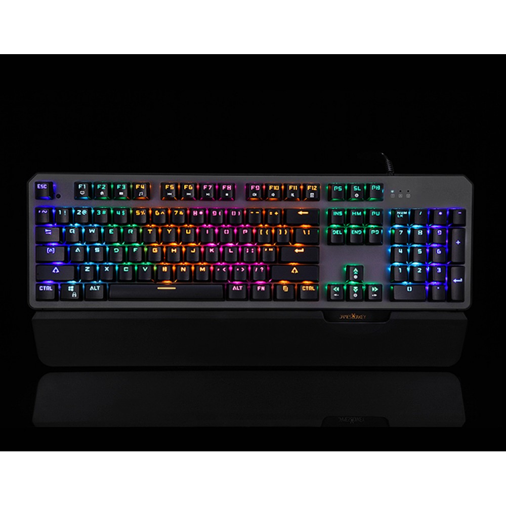 JD 610 Mechanical RGB Red Switch Gaming Keyboard Full 104 Key