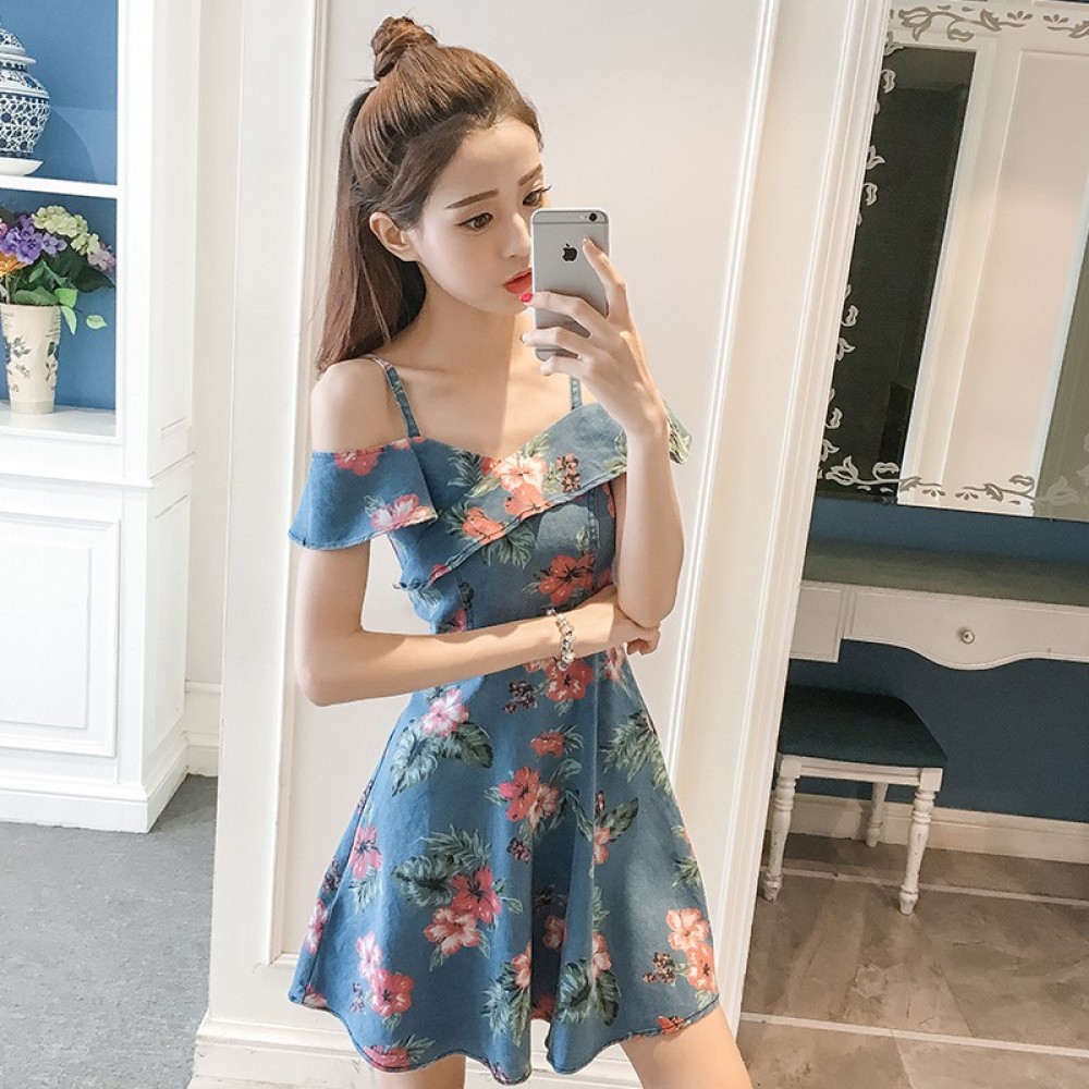 denim dress shopee