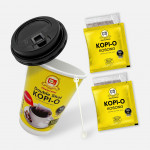 Kluang Coffee Cap Televisyen Double Shot Kopi-O Kosong (20gm x 1 cup) Kopi O Kluang Cap TV