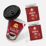 Kluang Coffee Cap Televisyen Double Shot Kopi-O 2in1 (46gm x 1 cup) Kopi O Kluang Cap TV