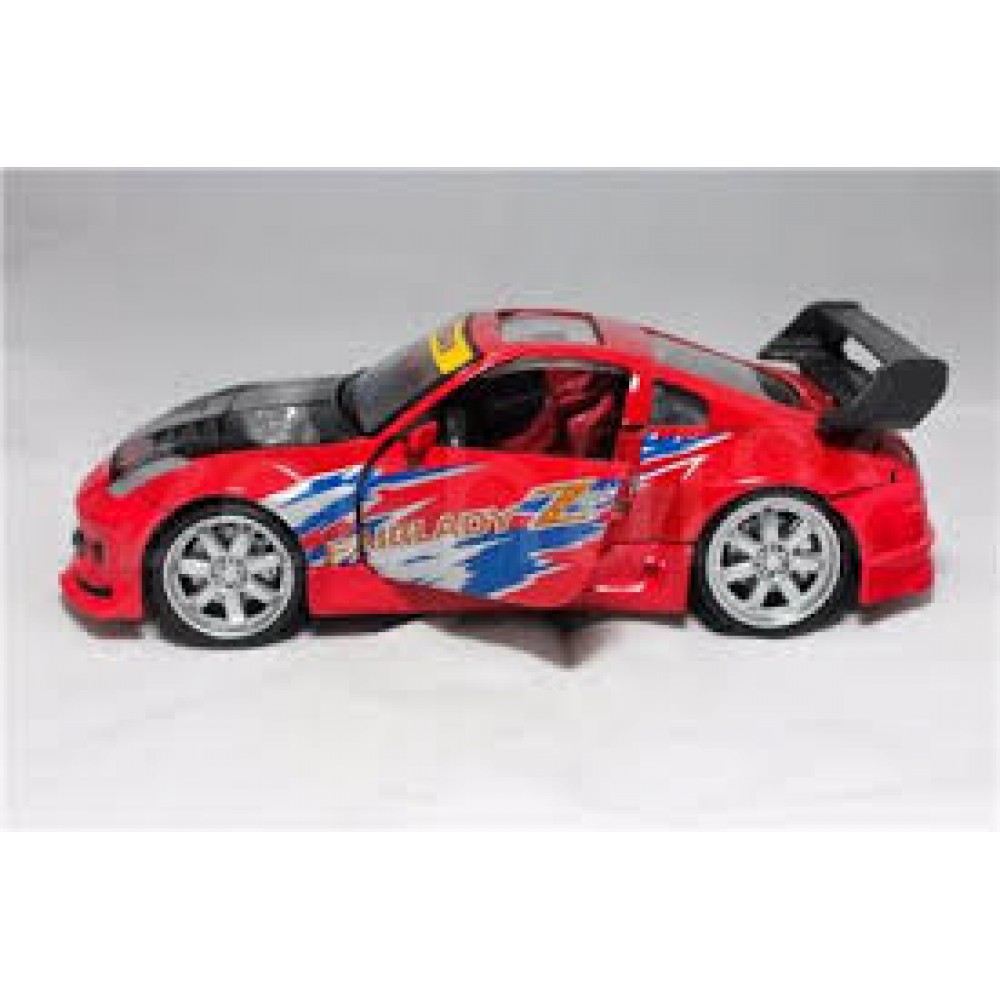 Newray 1:24 Diecast Nissan Fairlady 350z Car Red Color Model