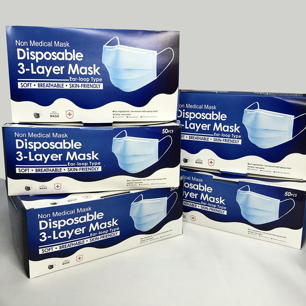 disposable 3 layer mask non medical