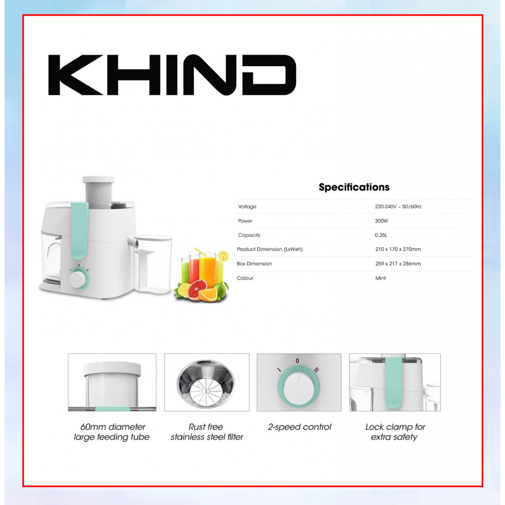 Khind juice store extractor