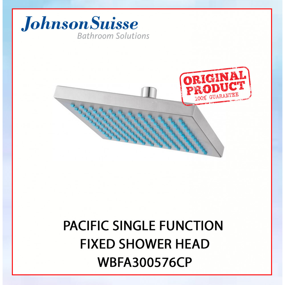 JOHNSON SUISSE PACIFIC SINGLE FUNCTION FIXED SHOWER HEAD #KEPALA PANCURAN MANDIAN#太平洋单功能固定淋浴喷头