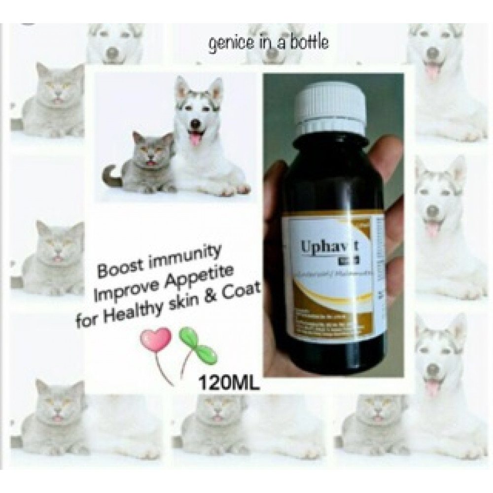 UPHAVIT multivitamin for cat/dog 120ml with syringe