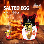 [O-Li] Salted Egg Fish Skin Series 80gm (HALAL)