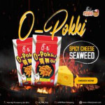 [O-Li]O-Pokki Series 60g (Spicy Cheese with Seaweed, Tom Yum Kung, Salted Egg Yolk)-HALAL