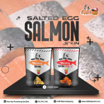 [O-Li] Salted Egg Salmon Skin 70gm (HALAL)