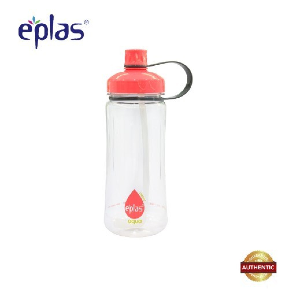 eplas 1500ml BPA Free Bottle With Straw & Strip