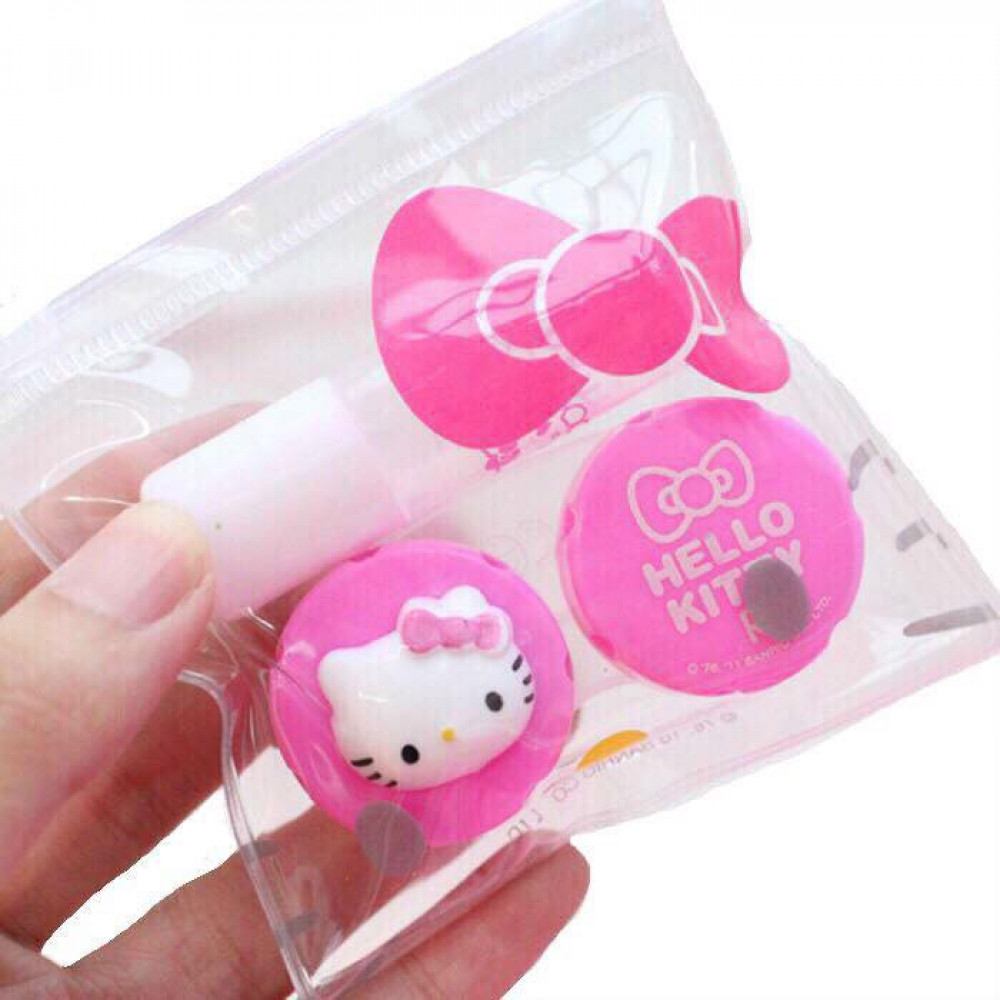 Hello Kitty Original Contact Lens Cases with Storage Bag