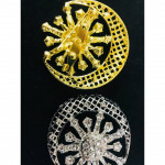 High Quality Batu Korea Brooch Pin Ring Tudung Scarf Ring Ready Stock Wholesale