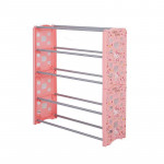 Hello Kitty Stainless Steel Multilayer Shoe Rack Simple Household Ready Stock