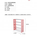 Hello Kitty Stainless Steel Multilayer Shoe Rack Simple Household Ready Stock