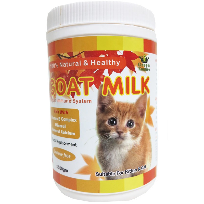 Ready Stock Green Empire Goat Milk Powder For Kitten Cat 500g